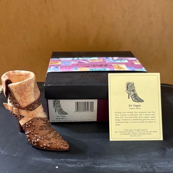 Envogue Shoes - Envogue Tan Studded Heeled Boots